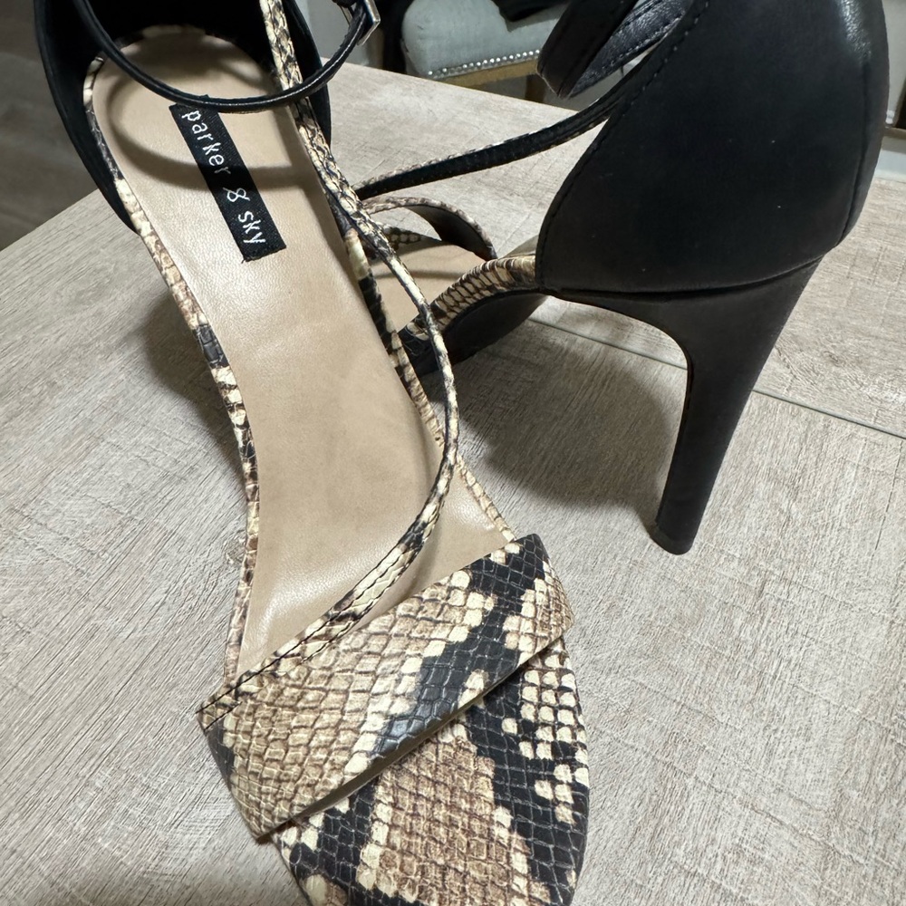 Black and Tan Women's Heels